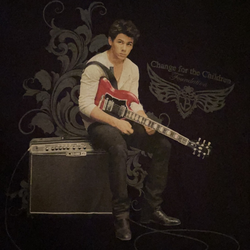 Nick Jonas the Jonas brothers band tshirt small